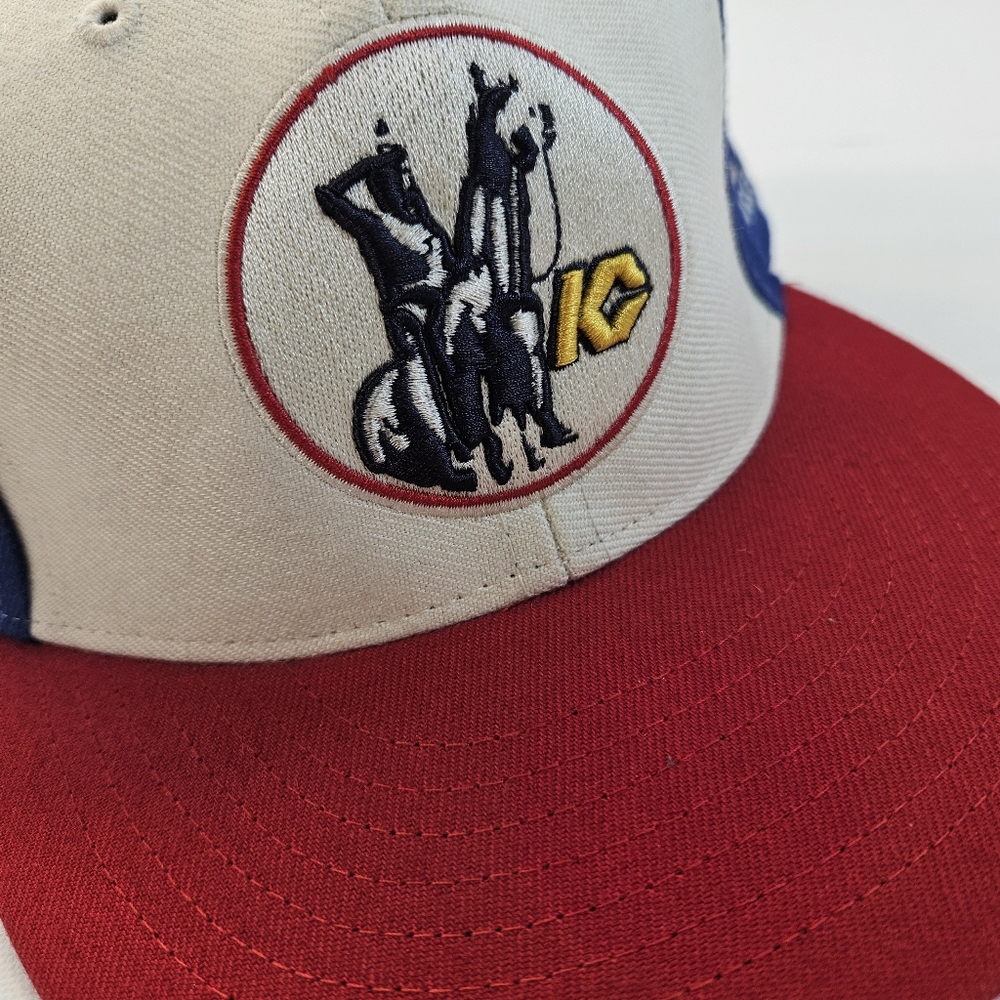 Aurhentic Vintage NHL Kansas City Scouts Hat White Mesh Adjustable Snapback NWOT - Picture 2 of 6